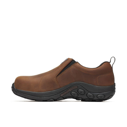 Men - Jungle Moc Leather Hi-Vis Carbon Fiber Low Wide Width - Slip Ons | Merrell