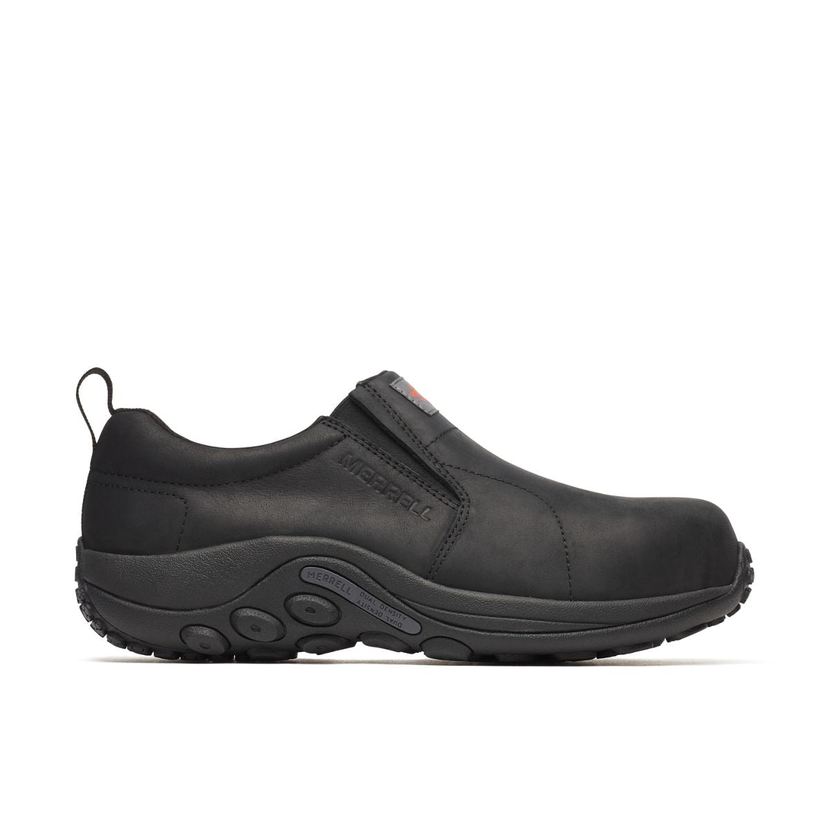 Men - Jungle Moc Leather Hi-Vis Carbon Fiber Low Wide Width - Slip Ons | Merrell