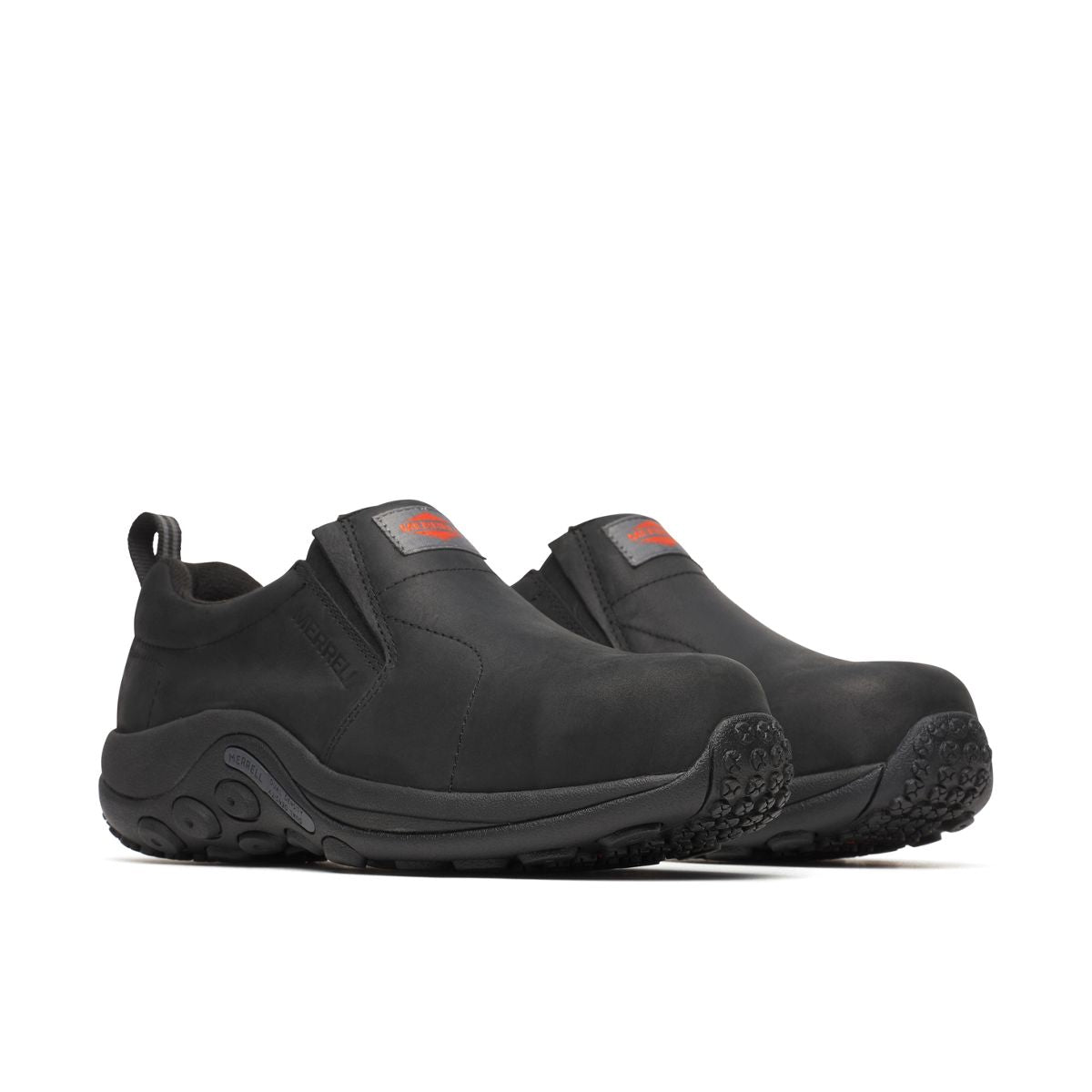Men - Jungle Moc Leather Hi-Vis Carbon Fiber Low Wide Width - Slip Ons | Merrell