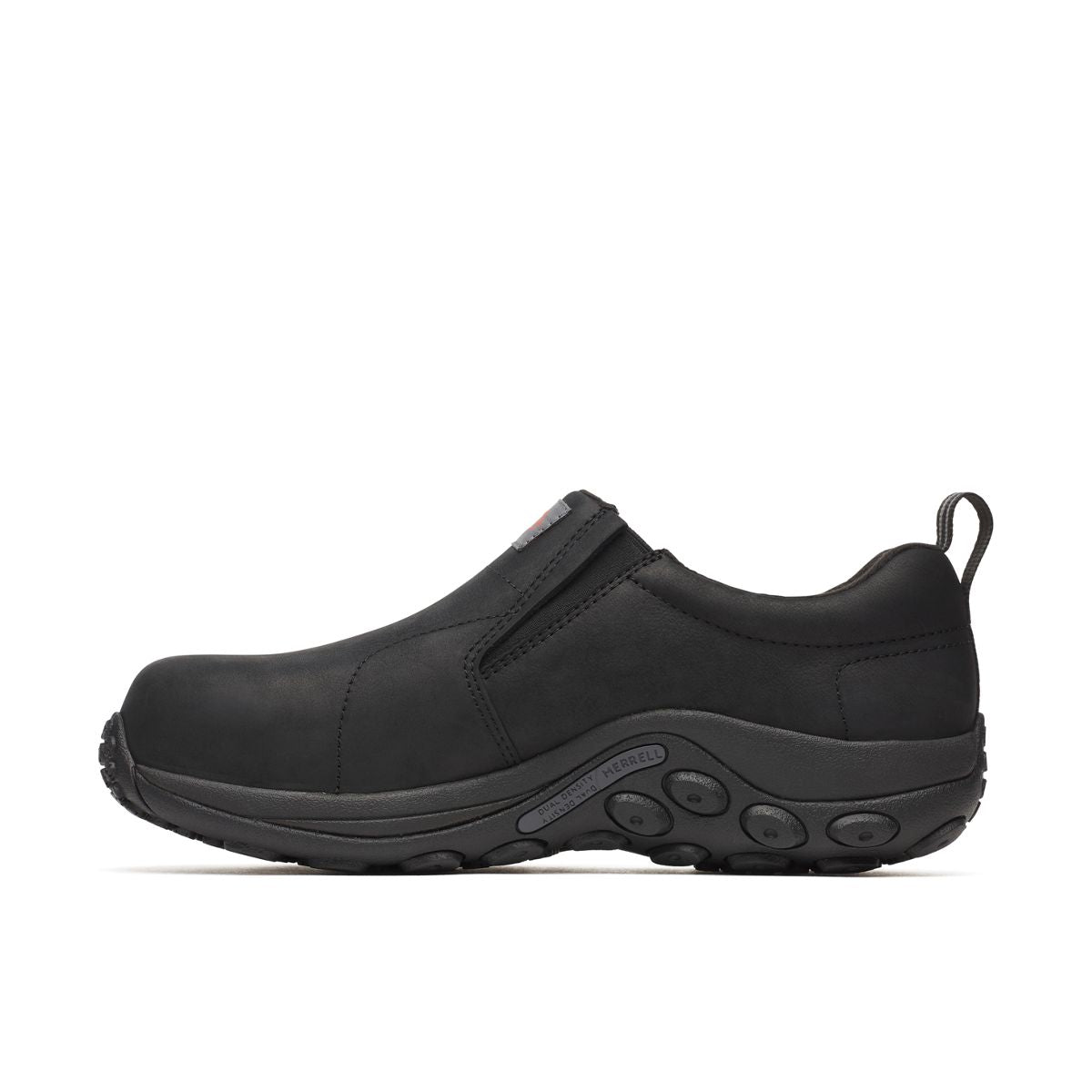 Men - Jungle Moc Leather Hi-Vis Carbon Fiber Low Wide Width - Slip Ons | Merrell