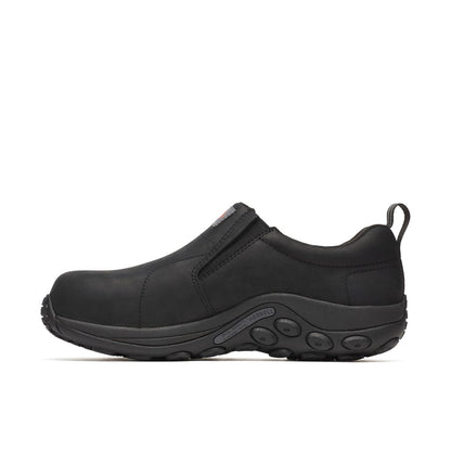 Men - Jungle Moc Leather Hi-Vis Carbon Fiber Low Wide Width - Slip Ons | Merrell