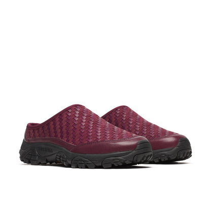 Unisex Moab 2 Slide Leather Woven 1TRL Casual Slip Ons | Merrell