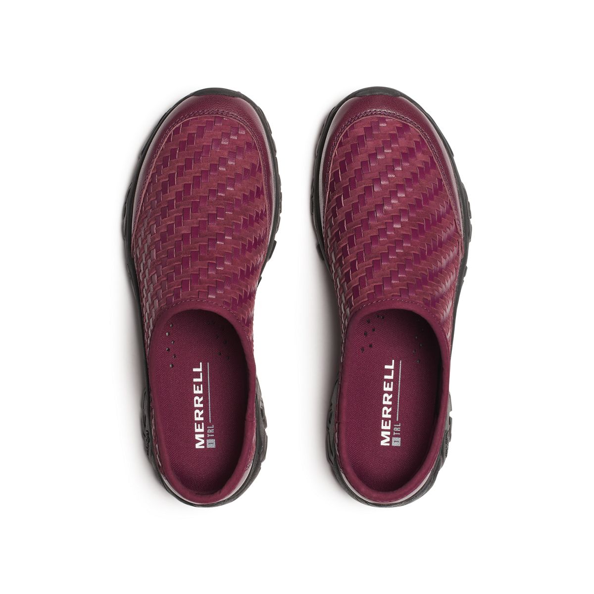 Unisex Moab 2 Slide Leather Woven 1TRL Casual Slip Ons | Merrell