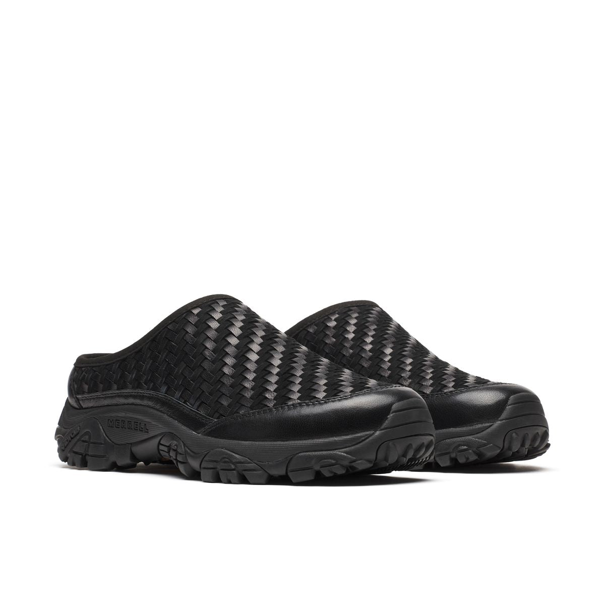 Unisex Moab 2 Slide Leather Woven 1TRL Casual Slip Ons | Merrell