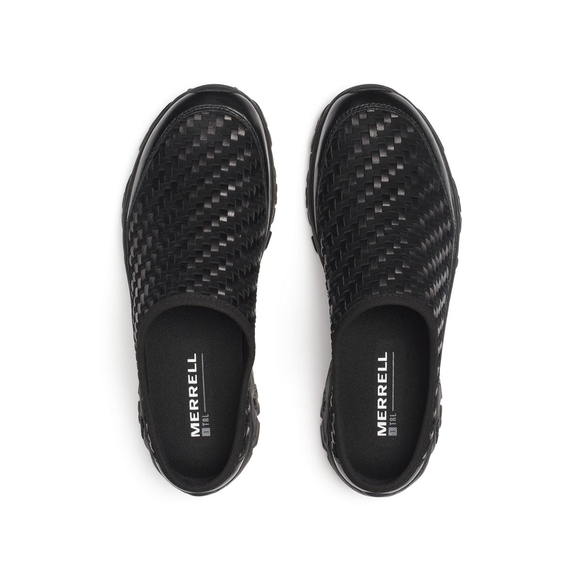 Unisex Moab 2 Slide Leather Woven 1TRL Casual Slip Ons | Merrell