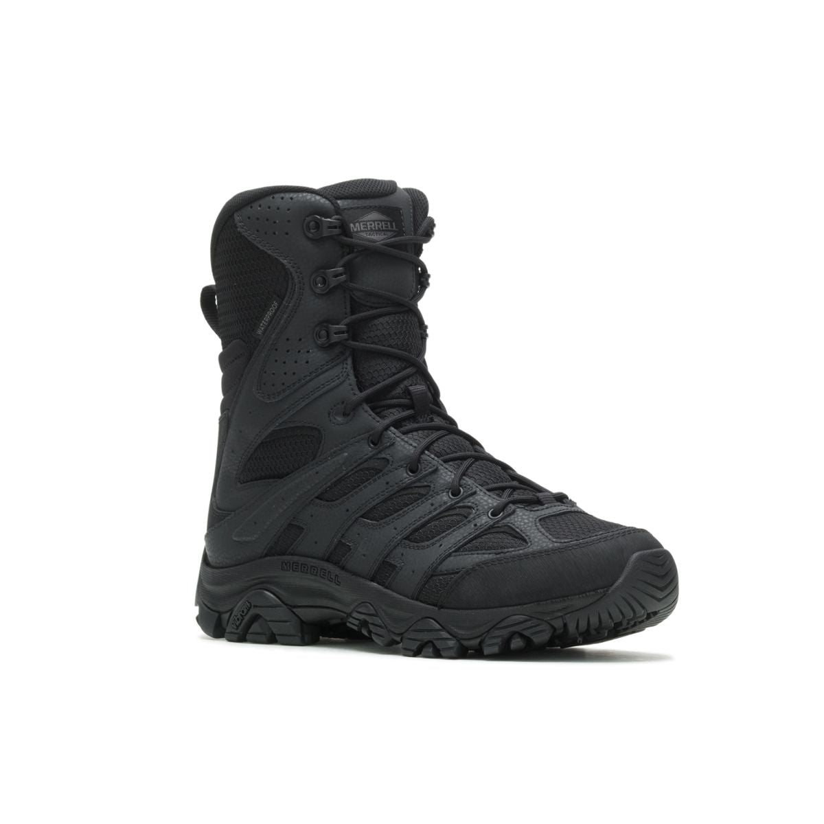 Men - Moab 3 8" Tactical Zip Waterproof Wide Width - Boots | Merrell