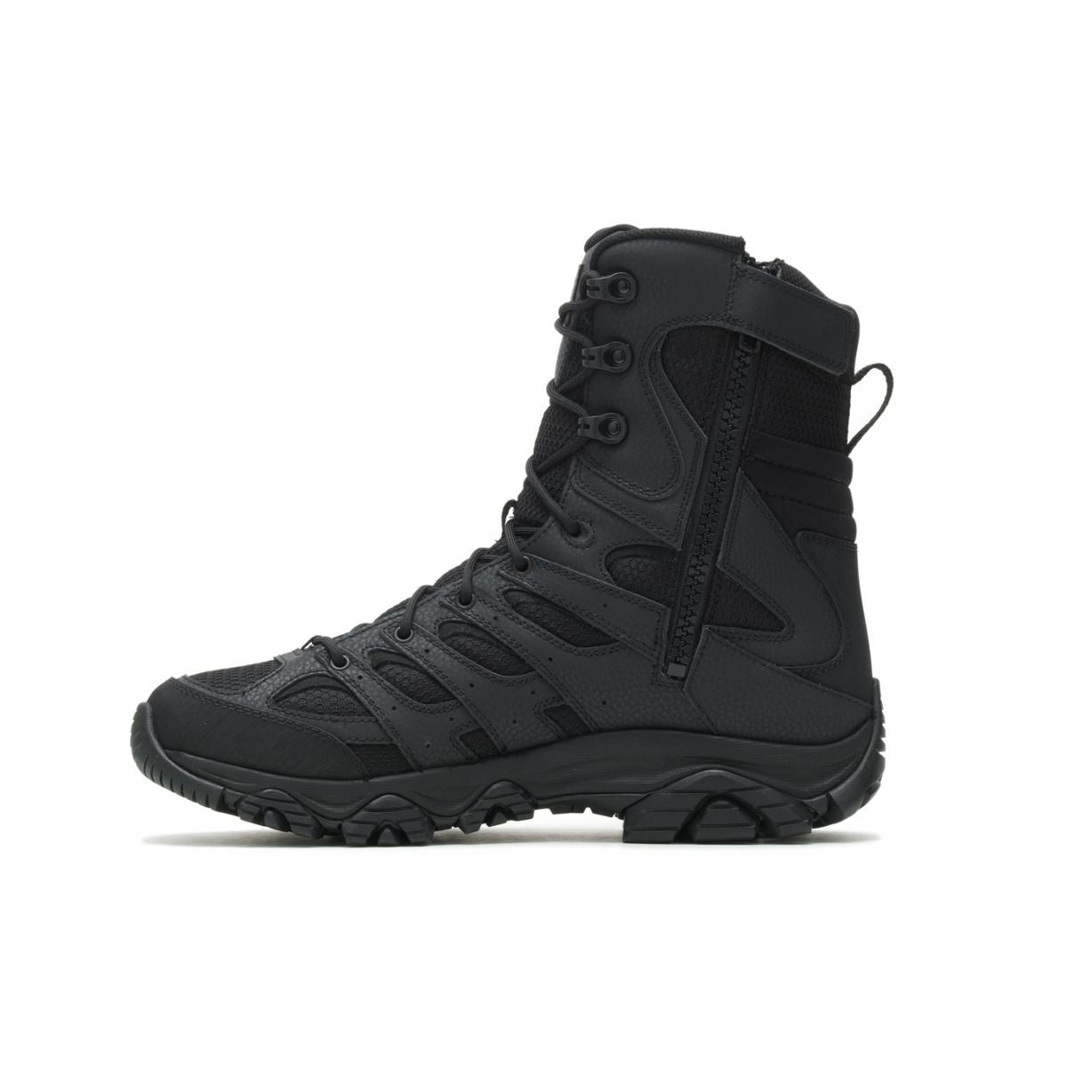 Men - Moab 3 8" Tactical Zip Waterproof Wide Width - Boots | Merrell