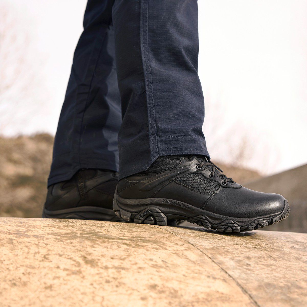 Men Moab 3 8" Tactical  Zip Waterproof Boot | Merrell