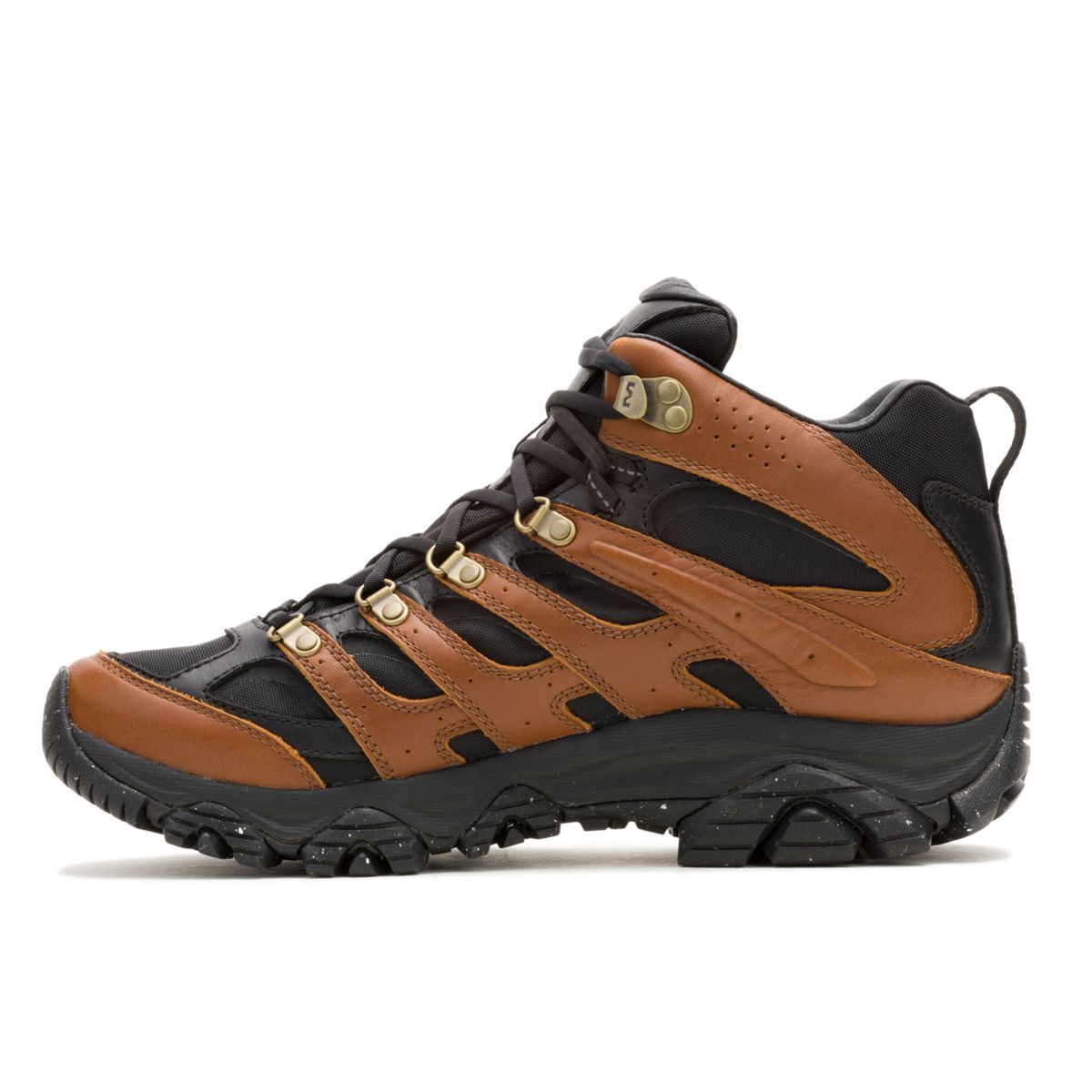 Men - Moab 3 Luxe Leather Mid Waterproof - Boots | Merrell