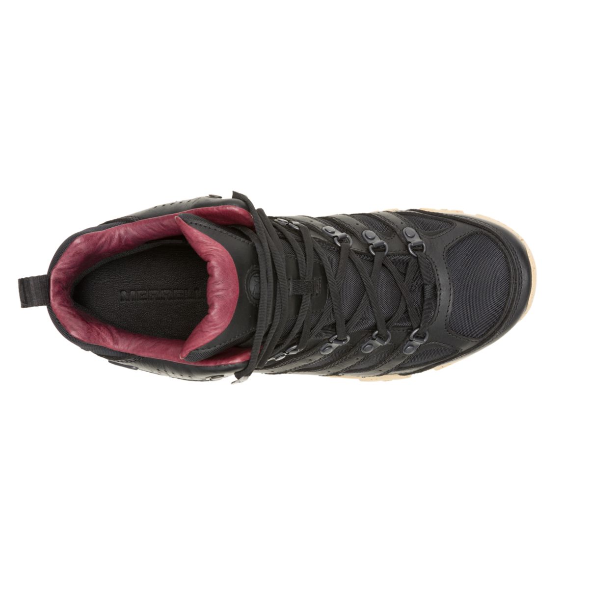 Men - Moab 3 Luxe Leather Mid Waterproof - Boots | Merrell