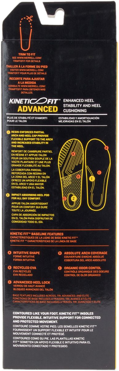 Women - Kinetic Fit™ Advanced Footbed - Insoles | Merrell