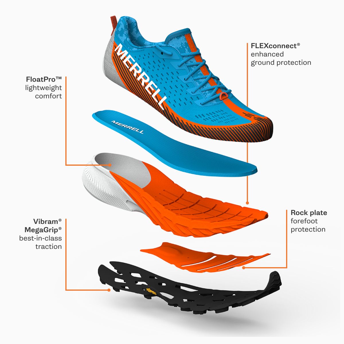 Women's Agility Peak 5 Trail Running Shoes | Merrell