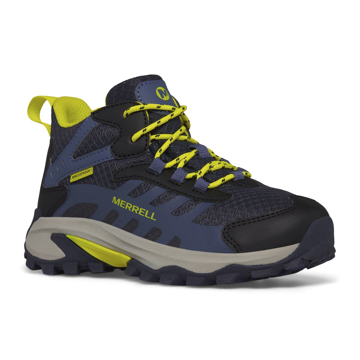 Kid - Moab Speed 2 Mid Waterproof - Athletics BK | Merrell